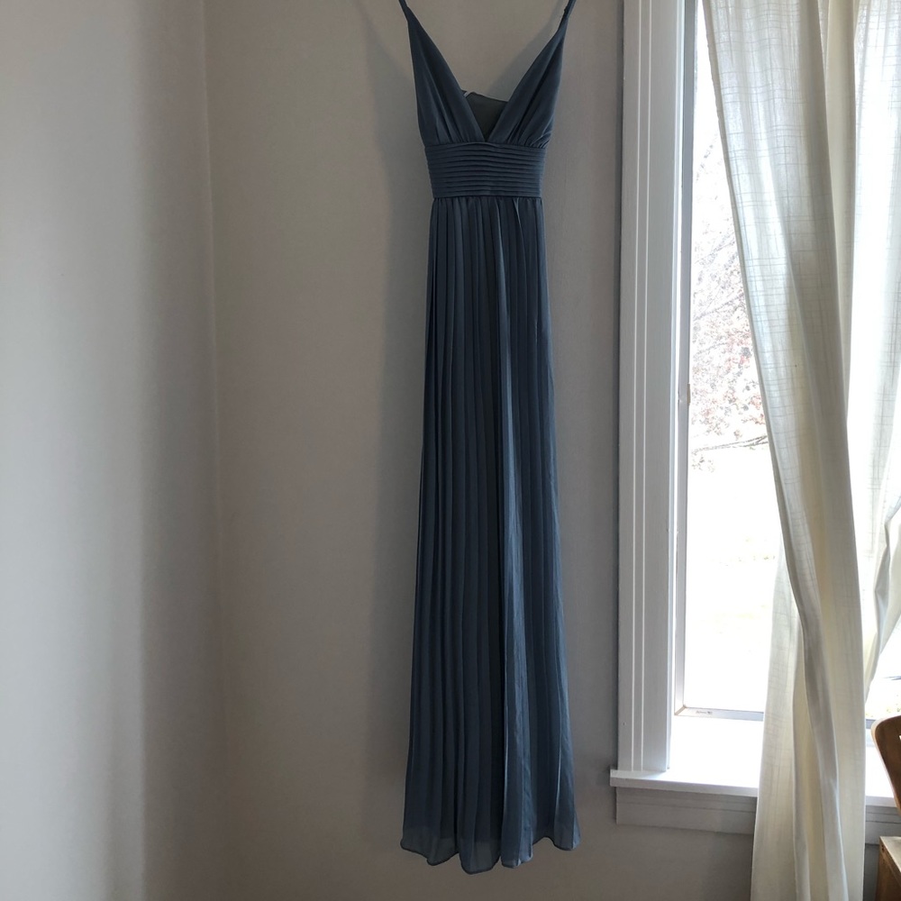 Depths of My Love Dusty Blue Maxi Dress - Picture 5 of 7